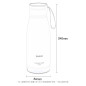 Presse-agrumes portable Yesido EC17 – rechargeable blanc transparent Presse-agrumes portable Yesido EC17 – rechargeable blanc transparent