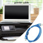 USB 2.0 Printer Cable A Male to B Male – 3m Blue USB 2.0 Printer Cable A Male to B Male – 3m Blue
