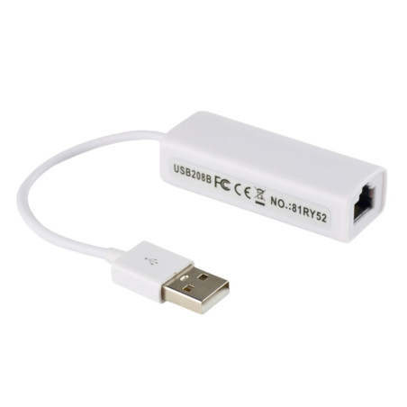 Adaptateur USB 3.0 RJ45 Gigabit Blanc | Smarty