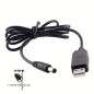 Câble d'alimentation ECO USB vers DC 12 V 2,1 x 5,5 mm – 0,088 m mâle Câble d'alimentation ECO USB vers DC 12 V 2,1 x 5,5 mm – 0,088 m mâle