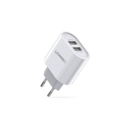 Adaptateur Secteur 2 Ports USB 3.4A - UGREEN 20384 - 17 W - Alimentati