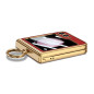 Case Samsung Galaxy Z Flip 5 F731 – red quilted effect Case Samsung Galaxy Z Flip 5 F731 – red quilted effect