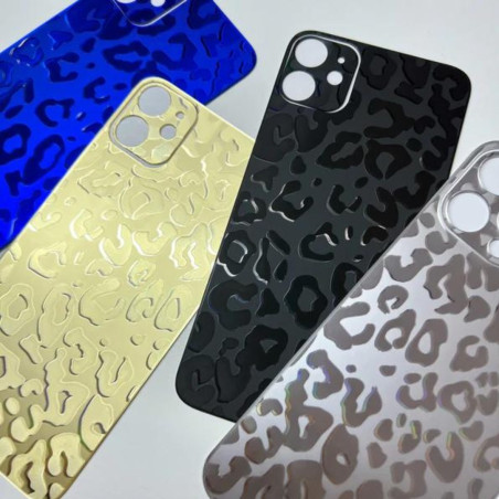 Film arrière en verre pour iPhone – motif léopard