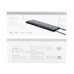 Hub 11 en 1 - Devia Léopard Series - Multiport Type C à Rech