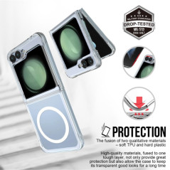 MagSafe silicone case – Samsung Galaxy Z Flip/Fold Clear