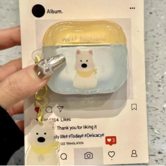 ECO clear AirPods animal case | Smarty Paris