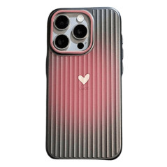 Coque TPU cœur flouté noir iPhone | Smarty