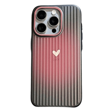 Coque TPU translucide ECO – Cœur flouté dégradé noir pour iPhone