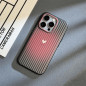Coque TPU translucide ECO – Cœur flouté dégradé noir pour iPhone