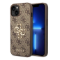 Coque iPhone Guess GUHCP 4GMGBR Grand Logo métal – Marron