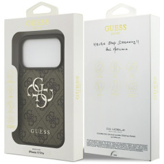 Coque iPhone Guess GUHCP 4GMGBR marron | Smarty