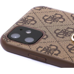 Coque iPhone Guess GUHCP 4GMGBR marron | Smarty