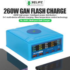Chargeur multiport RELIFE RL-304R 260 W | Smarty
