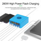 Chargeur multiport RELIFE RL-304R – Nitrure de gallium 260 W Chargeur multiport RELIFE RL-304R – Nitrure de gallium 260 W