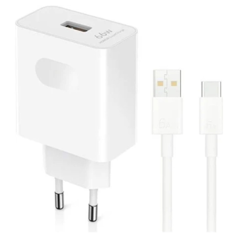 HONOR Kit chargeur secteur 66W – Blanc USB-C / Type-C, boîte retail HONOR Kit chargeur secteur 66W – Blanc USB-C / Type-C, boîte retail