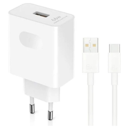 Chargeur HONOR 66W USB-C blanc | Smarty Paris