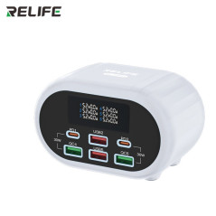 Chargeur 6 ports RELIFE RL-309U argent | Smarty