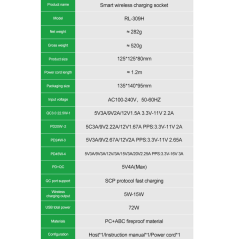 Chargeur sans fil RELIFE RL-309H intelligent