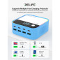 Chargeur GaN RELIFE Q2 – 120W 8 ports Gris Chargeur GaN RELIFE Q2 – 120W 8 ports Gris