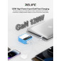 Chargeur GaN RELIFE Q2 – 120W 8 ports Gris Chargeur GaN RELIFE Q2 – 120W 8 ports Gris