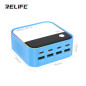 Chargeur GaN RELIFE Q2 – 120W 8 ports Gris Chargeur GaN RELIFE Q2 – 120W 8 ports Gris