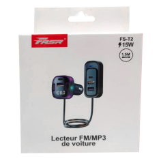 Transmetteur FM Bluetooth FASR T2 15W | Smarty