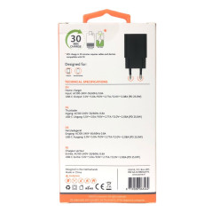 Fast USB-C charger XSSIVE XSS-AC66NB – 25W