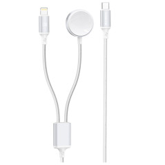2-in-1 charging cable XSSIVE XSS-WATCH2IN1CL – USB-C/Lightning for iWatch