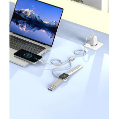 2-in-1 charging cable XSSIVE XSS-WATCH2IN1CL – USB-C/Lightning for iWatch