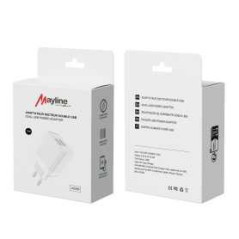 Adaptateur Secteur double USB 12W - Chargeur Rapide (Mayline) - Alimen