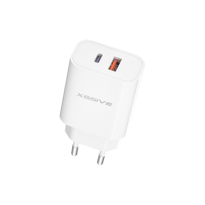 Chargeur USB-A/USB-C XSSIVE XSS-AC64NW – PD 20W QC 18W Chargeur USB-A/USB-C XSSIVE XSS-AC64NW – PD 20W QC 18W