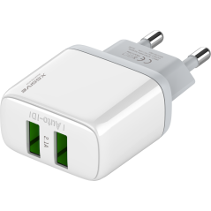 Dual USB 2.1A Charger XSSIVE XSS-AC54 White