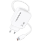 Chargeur rapide XSSIVE XSS-AC79 – 30 W Blanc USB-C rétractable Chargeur rapide XSSIVE XSS-AC79 – 30 W Blanc USB-C rétractable