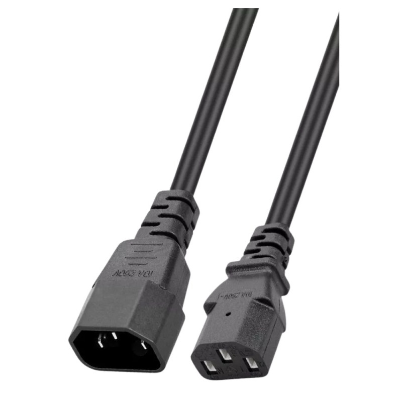 Câble d’alimentation extension PC LinQ F8734 – Mâle vers femelle 1,5 m Noir