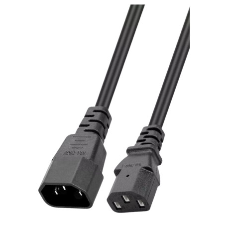 Câble d’alimentation extension PC LinQ F8734 – Mâle vers femelle 1,5 m Noir