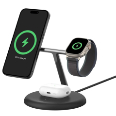 Belkin Qi2 3-in-1 Charging Station 15W WIZ023vfBK