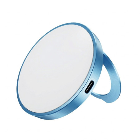 Chargeur sans fil à support magnétique Micflip E13 – Bleu