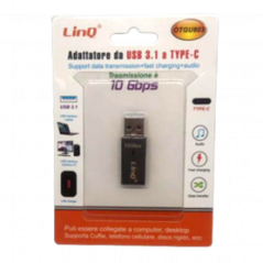 Adaptateur USB-C / USB LinQ OTGU803 - Alimentation Ref A0535 | Smarty