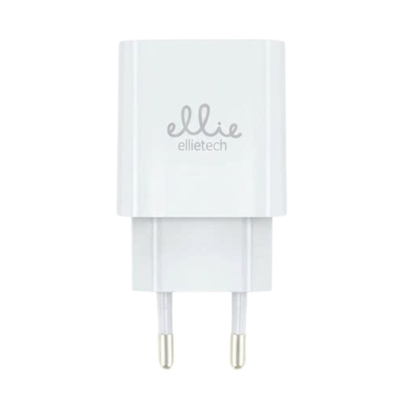 Chargeur rapide USB-C Ellietech CD323 – 20 W Blanc