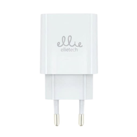 Chargeur rapide USB-C Ellietech CD323 – 20 W Blanc