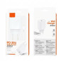 Chargeur rapide USB-C Ellietech CD324 – 20 W Blanc avec câble Chargeur rapide USB-C Ellietech CD324 – 20 W Blanc avec câble