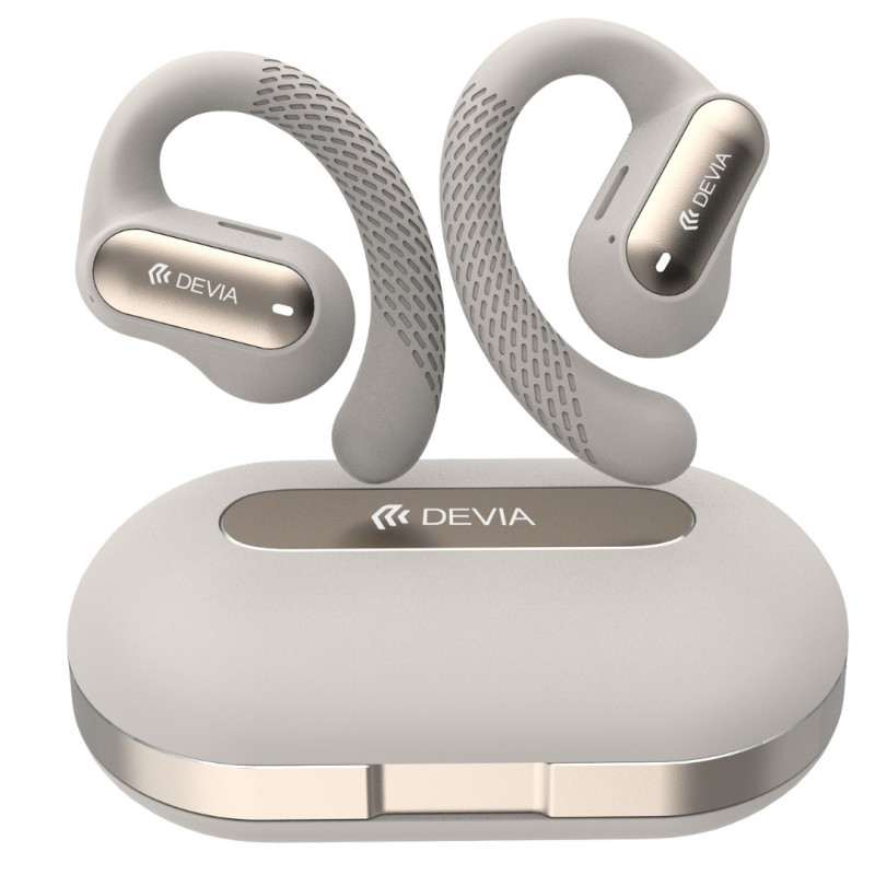 Écouteurs sans fil Devia Star OWS E3 EM055 – Bluetooth 10 h Beige