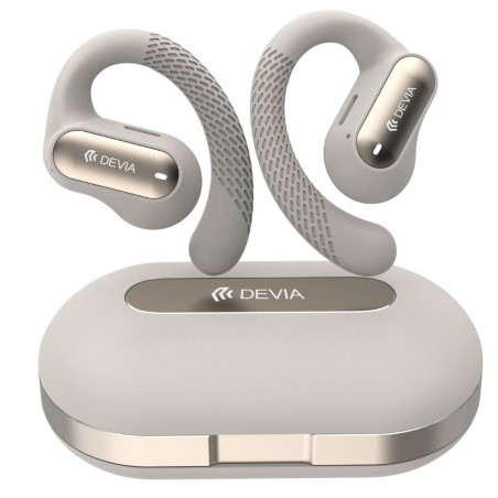 Écouteurs Bluetooth Devia OWS E3 EM055 10 h Beige | Smarty