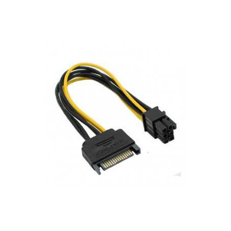 Adaptateur d'alimentation 6 Pin / 15 Pin SATA Ref A1158 | Smarty Paris