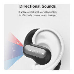 Devia OWS E3 EM055 Bluetooth Earbuds 10h Beige | Smarty