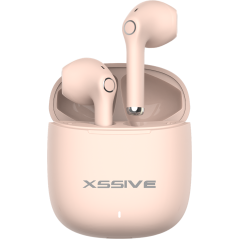 Écouteurs Bluetooth XSSIVE XSS-TWS6RG – Or Rose avec boîtier de chargement