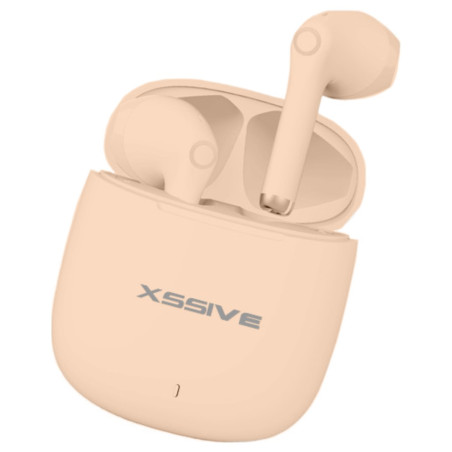 Écouteurs Bluetooth XSSIVE XSS-TWS6RG – Or Rose avec boîtier de chargement