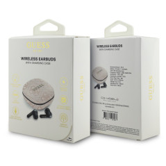 GUESS GUTWST3P4EGP Pink Type-C Earbuds | Smarty
