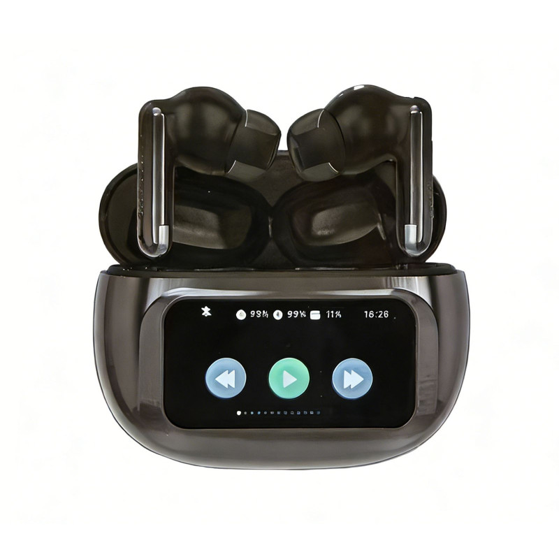Écouteurs Bluetooth avec écran FASR T37 – Noir