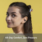 Écouteurs sans fil à oreille libre EGA ET08 – Noir, autonomie musique 4,5 h